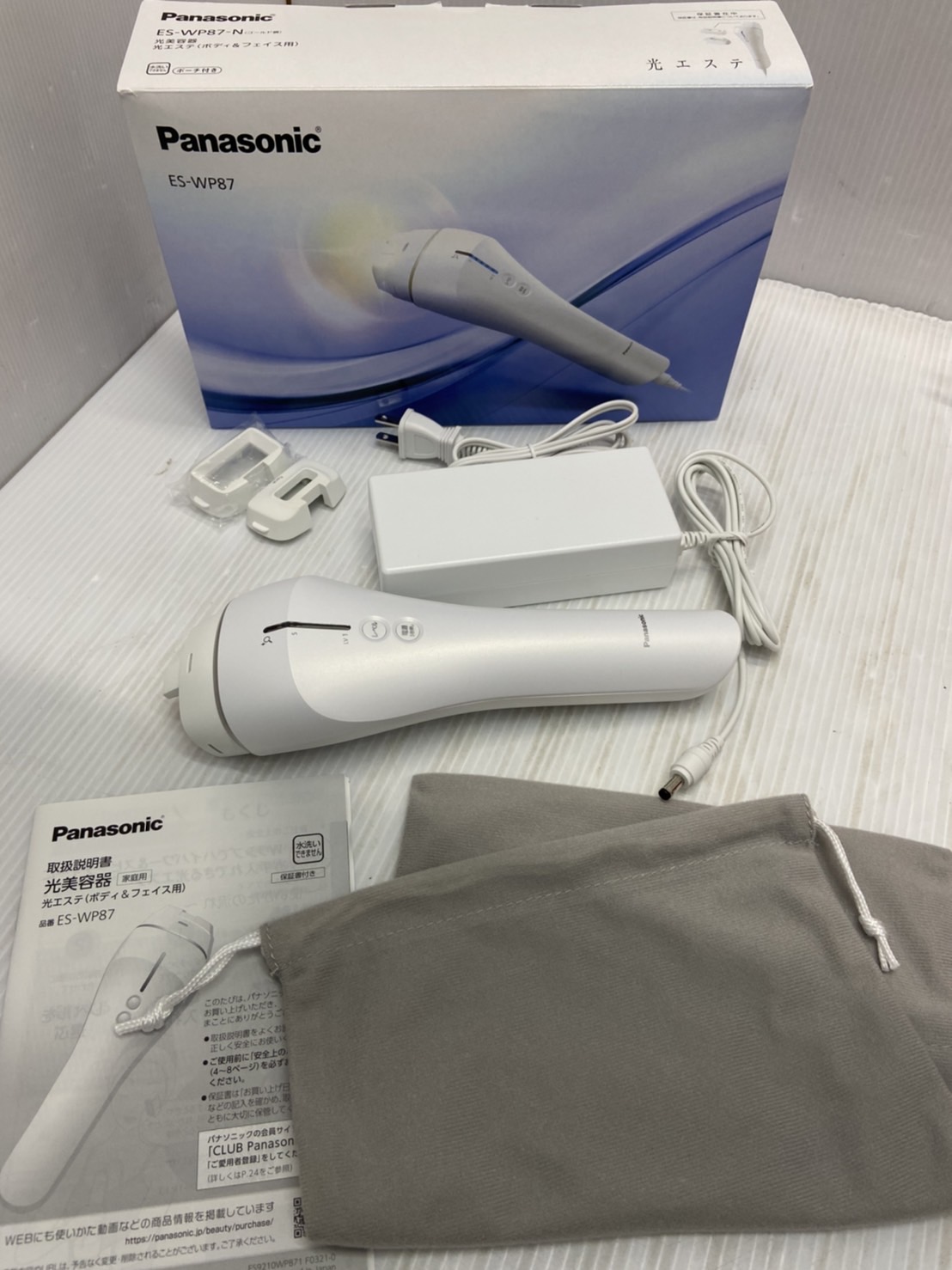 Panasonic ES-WP87-N GOLD 脱毛 光エステ パナソニック 美品