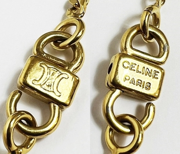 CELINE セリーヌ 馬車モチーフ 喜平チェーンネックレスをお