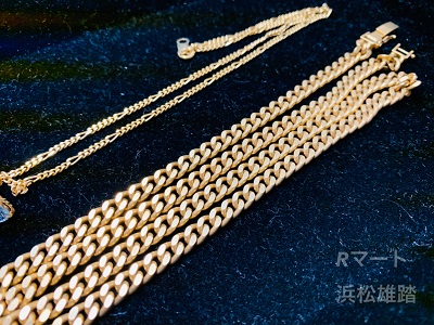 遺品整理】ゴールドネックレス 750 遺品整理 喜平ネックレス チェーン