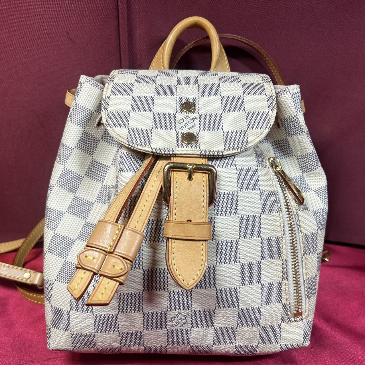 Louis Vuitton】ルイ・ヴィトン スペロン BB ダミエ アズール リュック