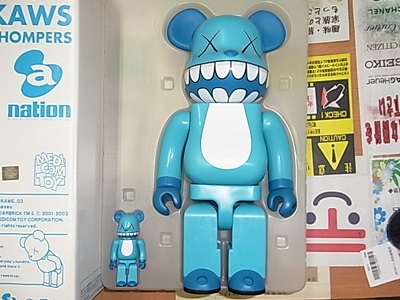 2020年2月13日/浜松雄踏店】BE@RBRICK ベアブリック エイベックス×KAWS