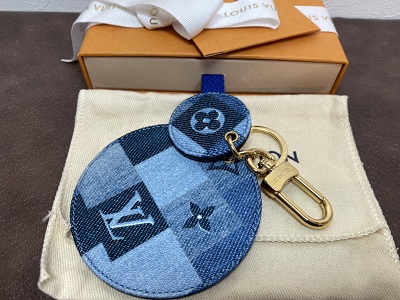 LOUIS VUITTON M69017 モノグラムデニム キーリング チャーム