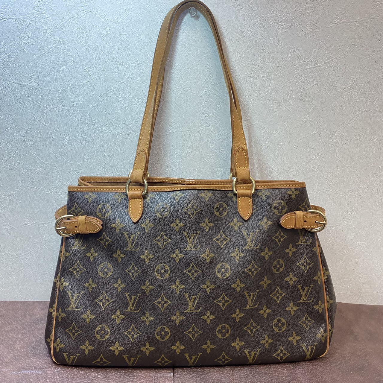 LOUIS VUITTON モノグラム バティニョールオリゾンタルトートバッグ