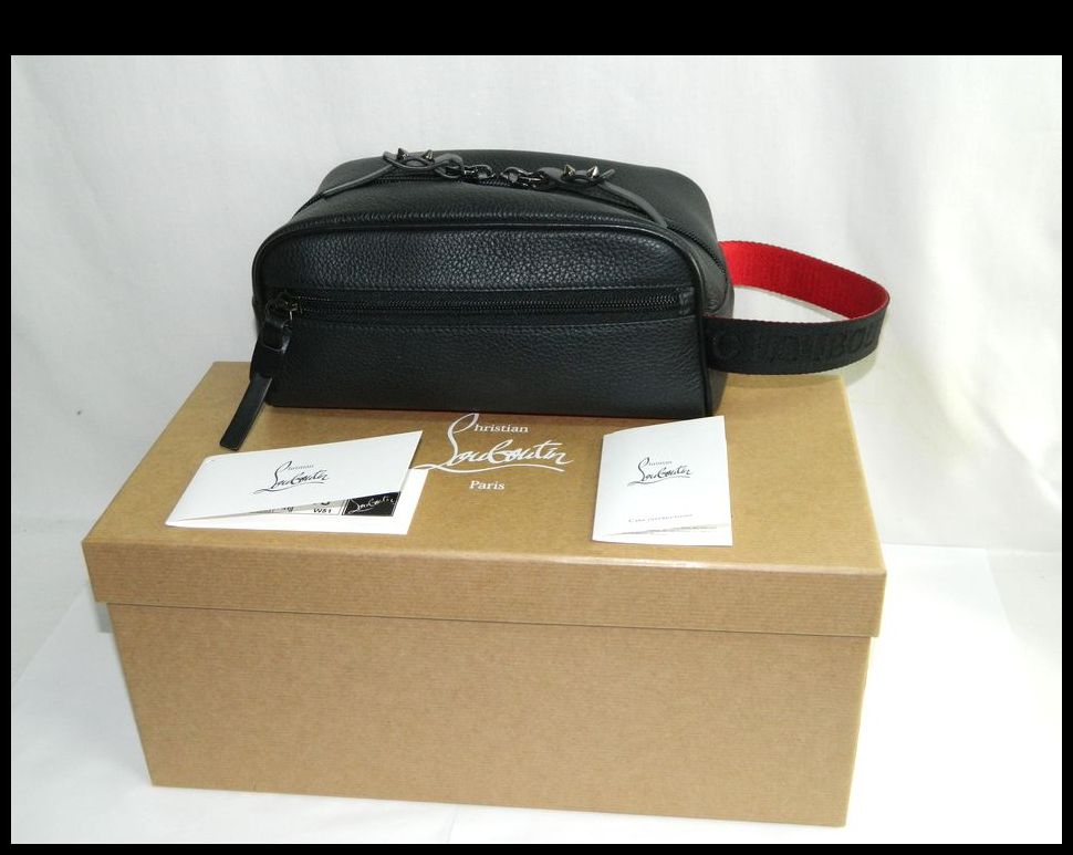半田店 中古 美品 Christian Louboutin ワンハンドル セカンドバッグ