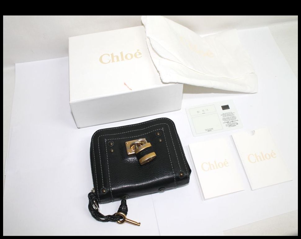 Chloe　パディントン　二つ折り財布 Chloe - 【箱・証明書付】Chloe クロエ パディントン 二つ折り財布