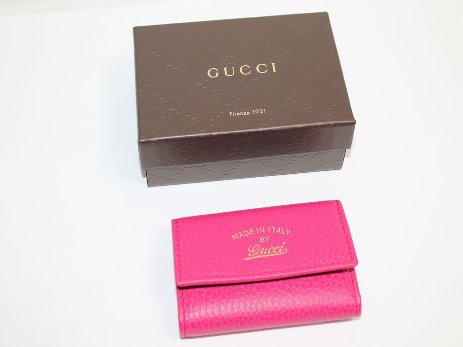 半田店 新品 未使用 GUCCI スヴィング レザー 6連 キーケース 354499