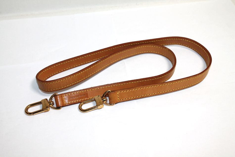 半田店 中古 LOUIS VUITTON ショルダーストラップ 紐 ヌメ革 ゴールド