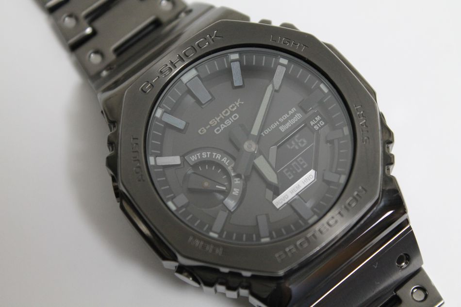 半田店 動作品 CASIO G-SHOCK タフソーラー フルメタル モバイルリンク