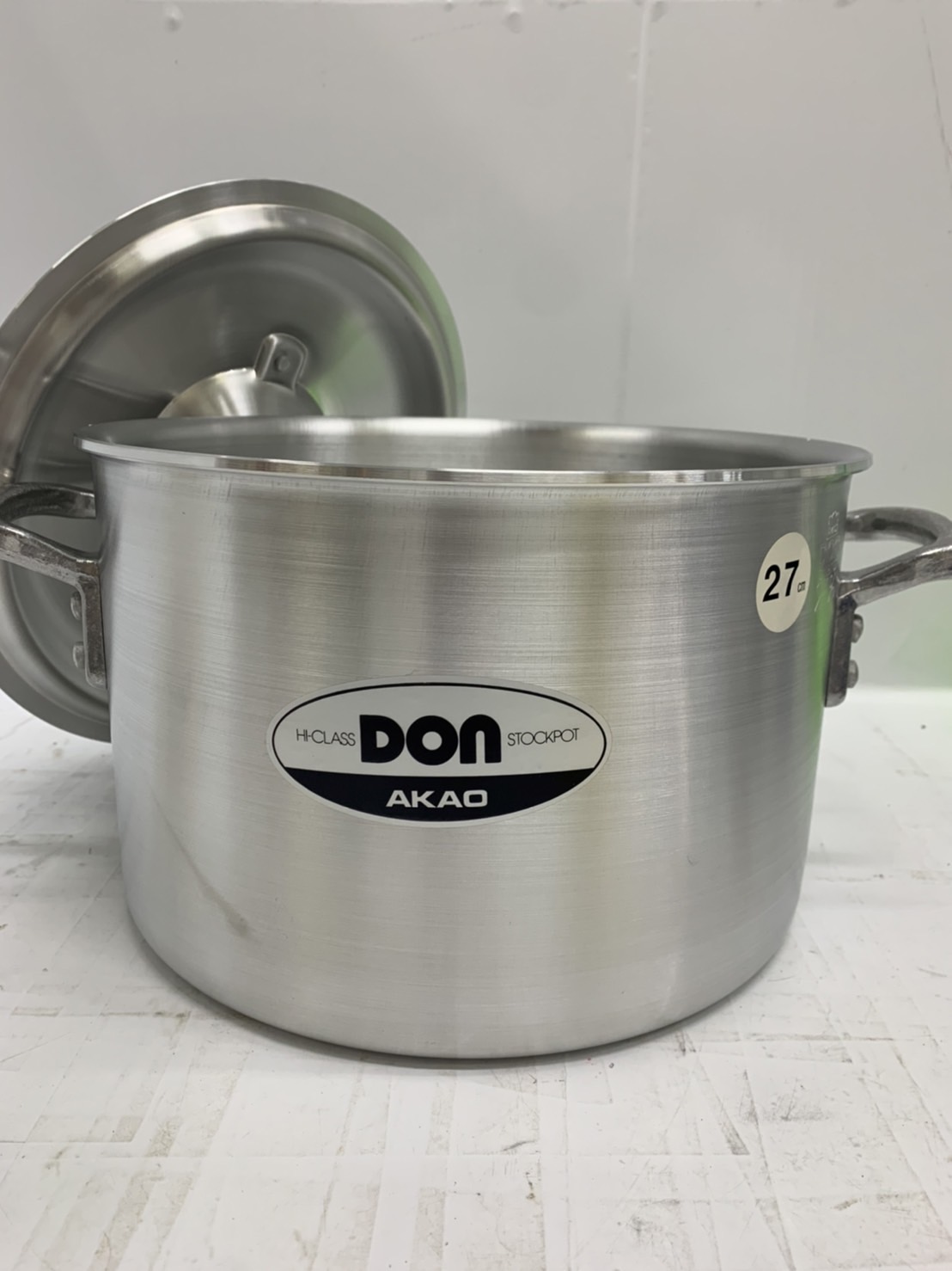 AKAO DON アカオ ドン ハンズンドウナベ 27cm 寸胴鍋 アルミ 両手鍋