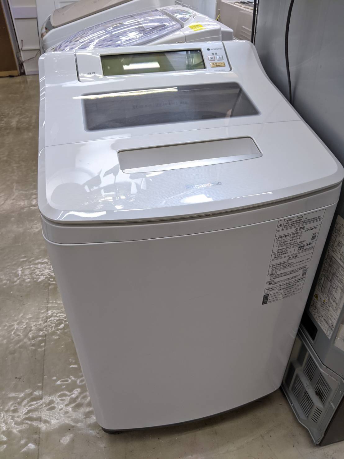 ☆Panasonic☆パナソニック☆ 8.0Kg洗濯機 NA-SJFA806 2019年式 1106-03 パナソニック 全自動洗濯機 8kg NA-SJFA806 2019年製 販売済み