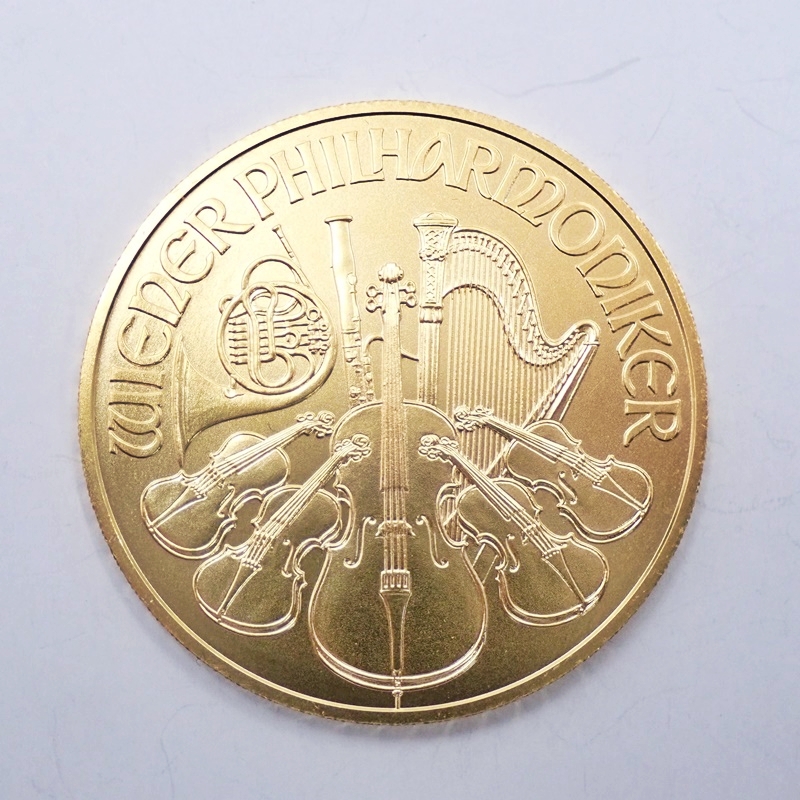 ウィーン フィルハーモニー金貨 1オンス 2021年 - リサイクル＆買取