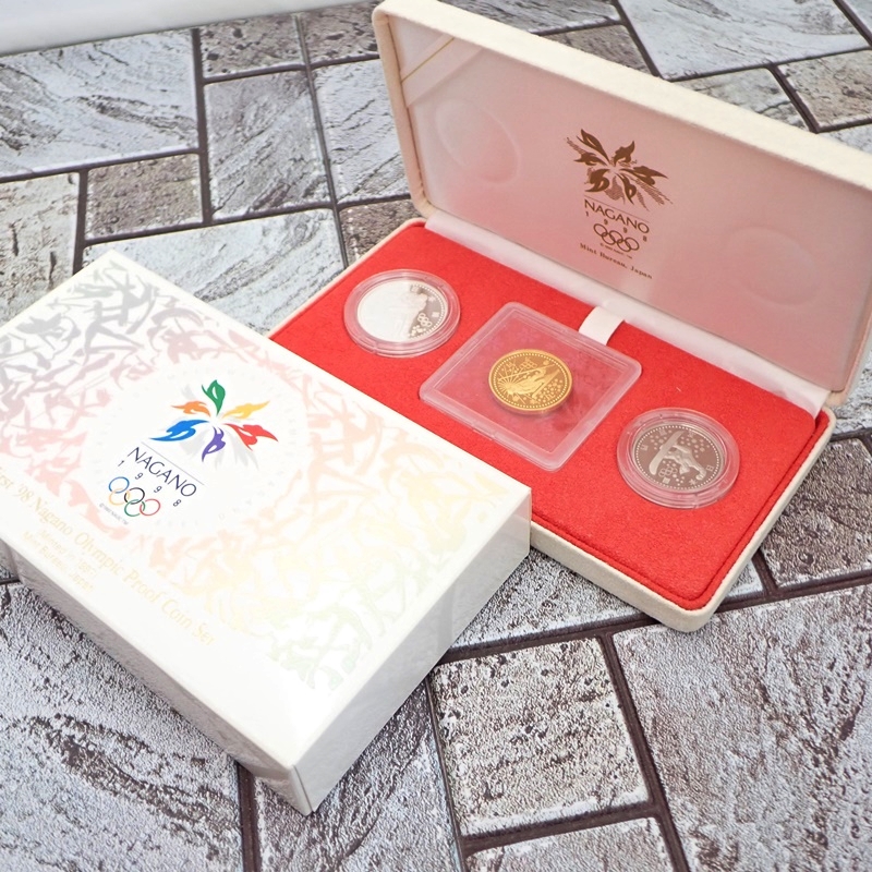 長野冬季五輪1万円(ジャンプ)金貨