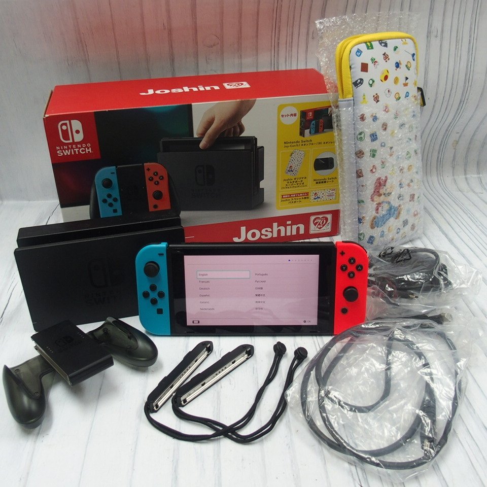 美品 新型 Switch スイッチ 本体 ネオン リングフィット セット
