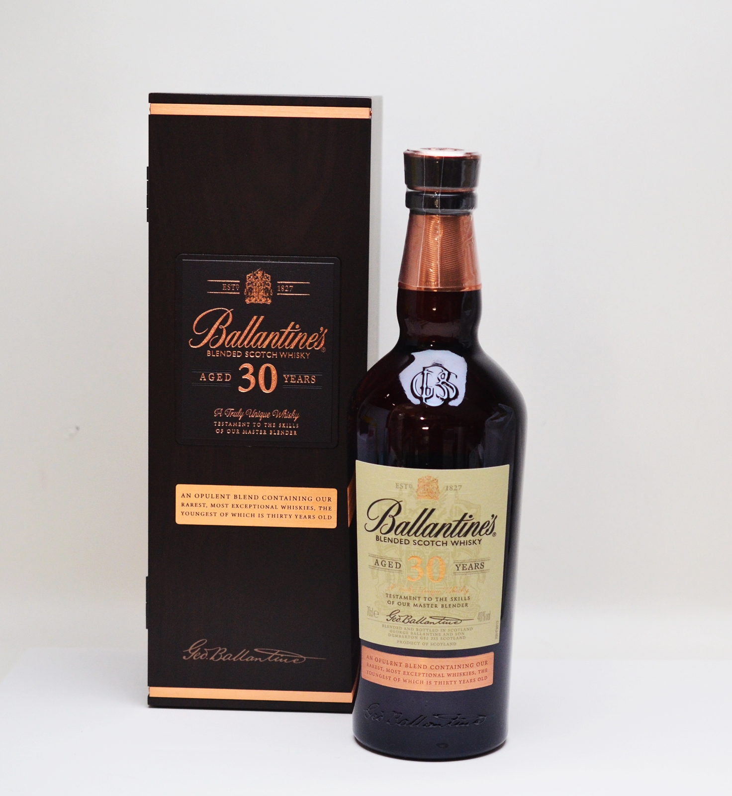 バランタイン 30年 700ml 40度 木箱付 スコッチ ウイスキー 買取 しま