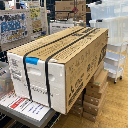 MITSUBISHI 2024年製 2.2kwルームエアコン MSZ-GV2224-W】お MITSUBISHI 2024年製 2.2kwルームエアコン MSZ-GV2224-W】お