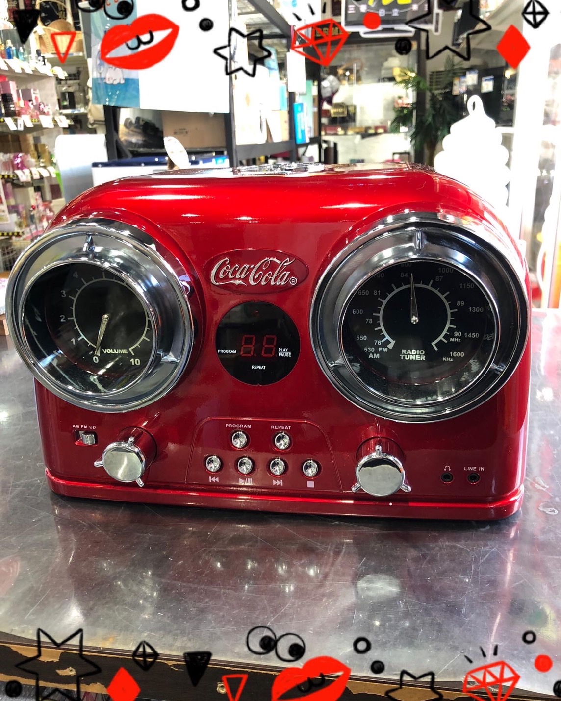 コカ・コーラ CDラジカセ お買取りさせて頂きました(((o(*ﾟ▽ﾟ*)o))) - リサイクル＆買取専門のリサイクルマート