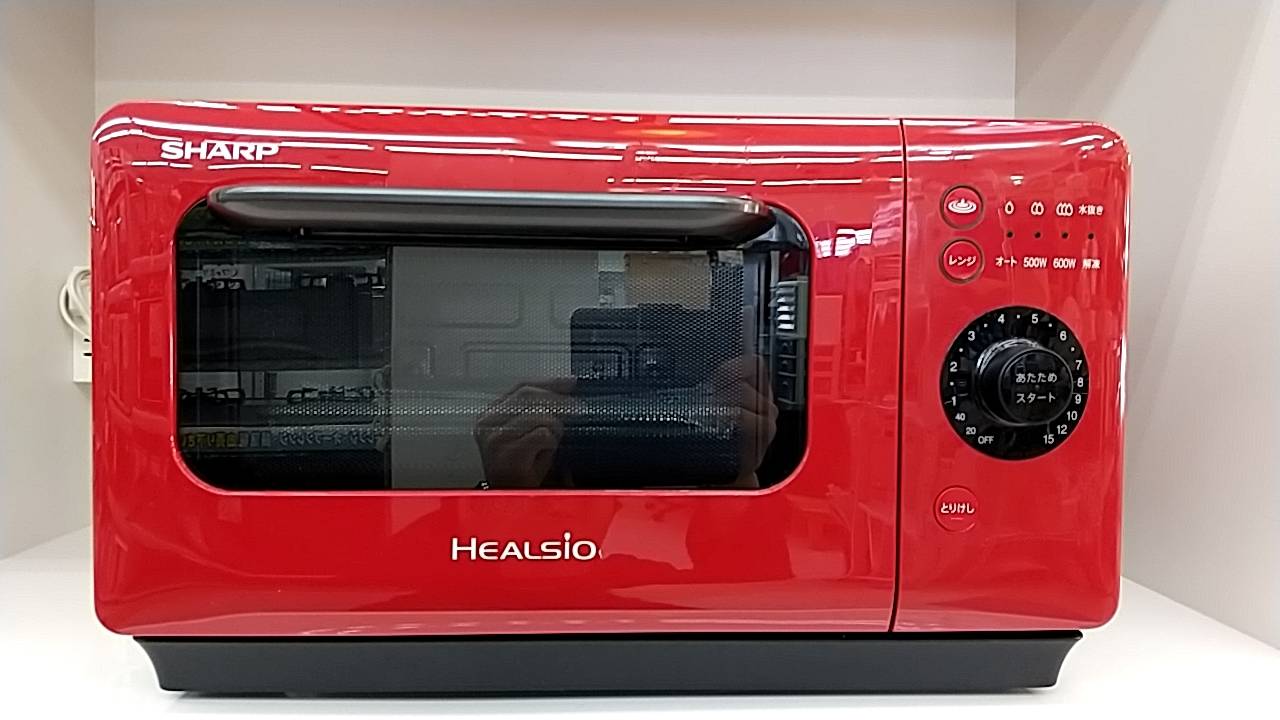 【未使用】SHARP ヘルシオ　ウォーターオーブン　AX-HT2-R SHARP ヘルシオ ウォーターオーブンレンジ AX-HR2-R 2017年製 ￥28,279
