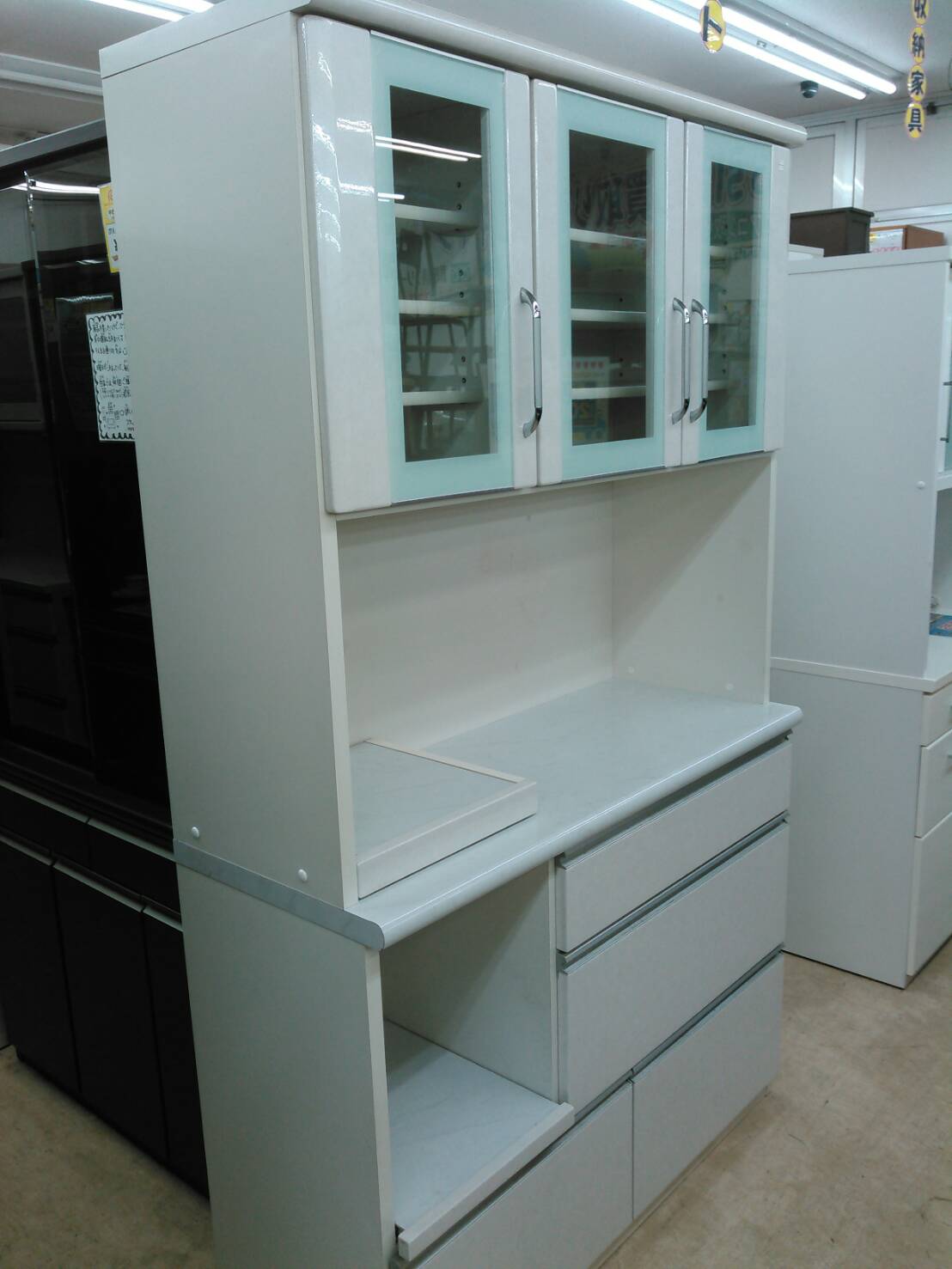 ナフコ】【松田家具】3面レンジボード 買い取り致しました