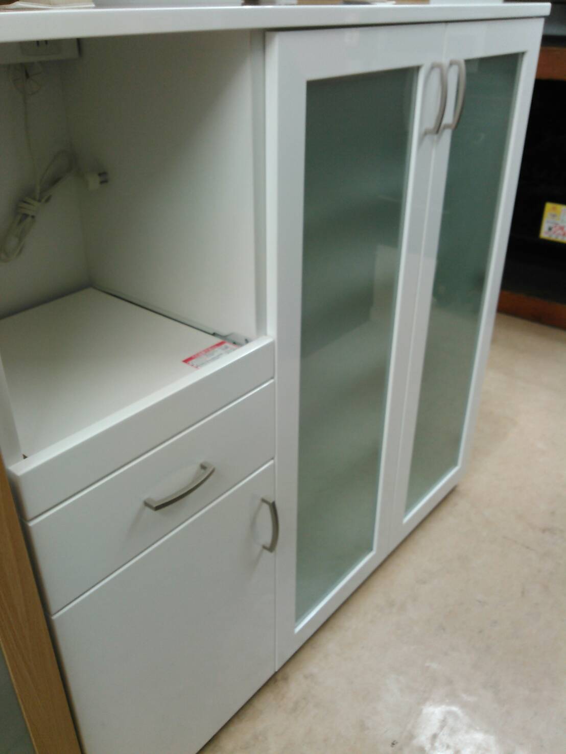 美品】ニトリ キッチンカウンター 4段引き出し付き キッチン収納