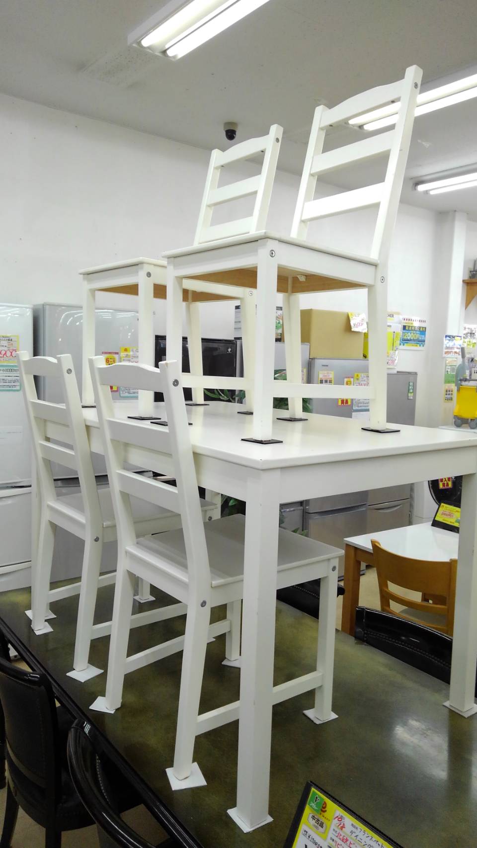 IKEA ダイニング5点セット IKEA ﾀﾞｲﾆﾝｸﾞ5点ｾｯﾄ HG-553 | ダイニング5点