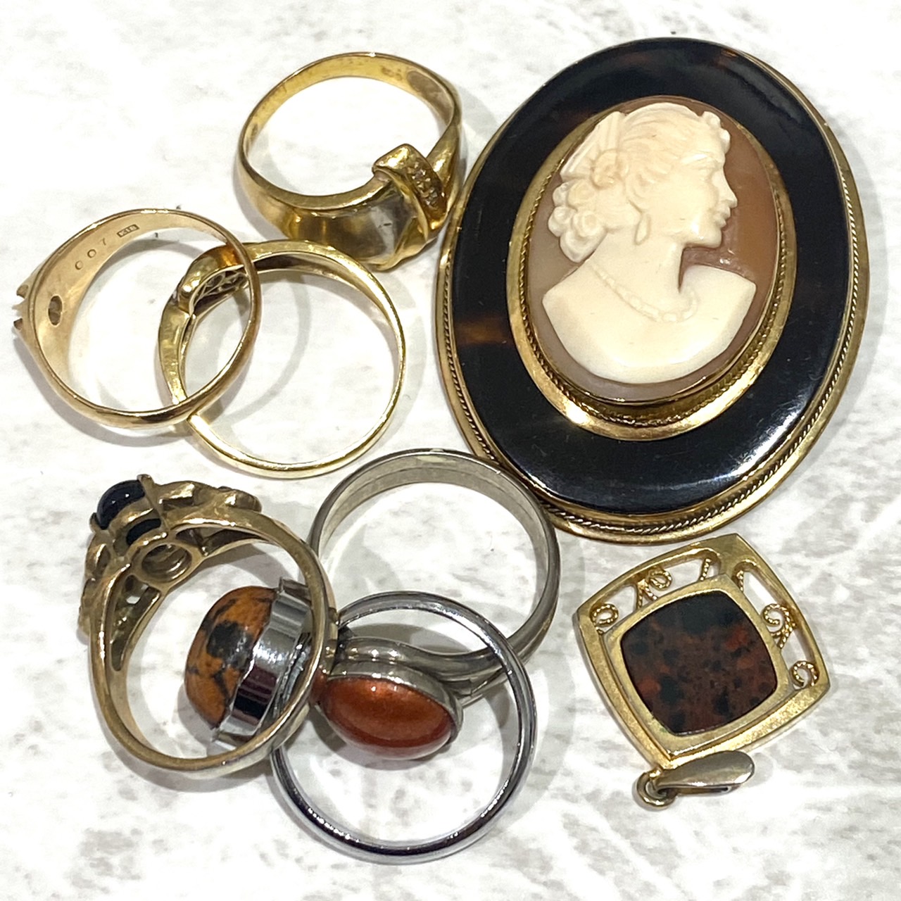 K18 Pt900 シルバー メッキアクセサリーをまとめてお買い取りいたし