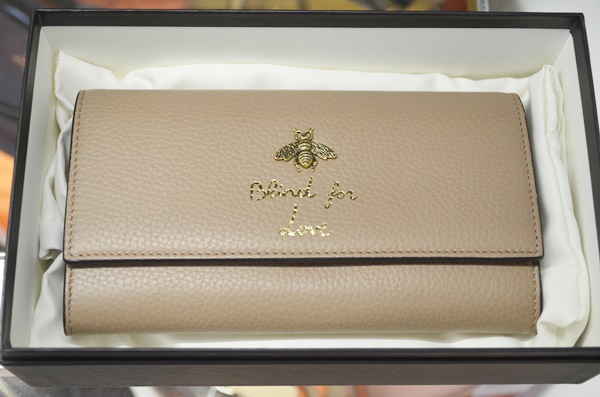 未使用 GUCCI グッチ 財布 454070 長財布 アニマリエ ビー 買取！ 福岡 筑豊 田川 - リサイクル＆買取専門のリサイクルマート