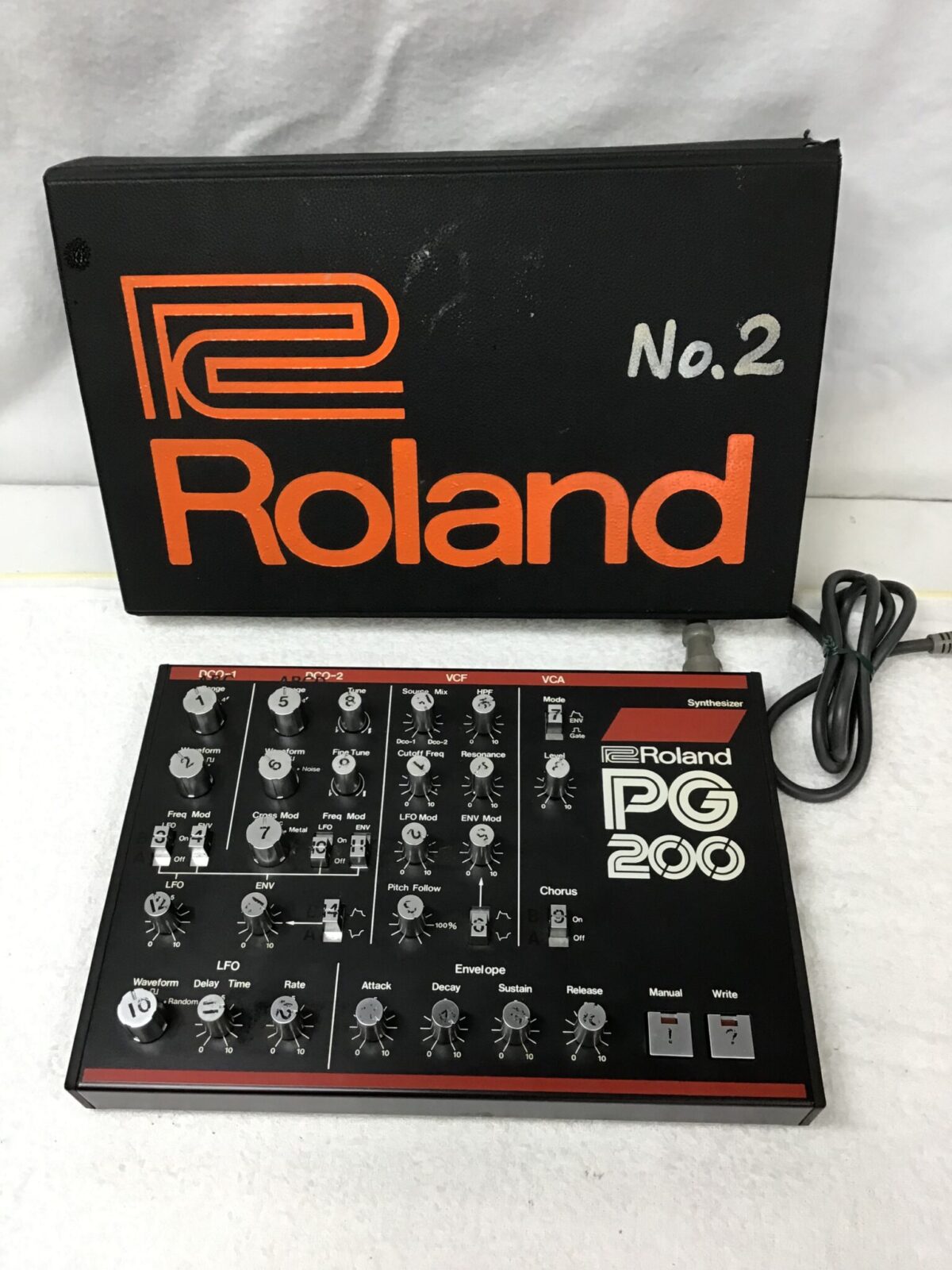 ジャンク品 Roland PG-200シンセサイザー プログラマー ジャンク品