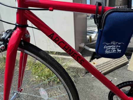 ARCHNESS クロスバイク 7段切り替え レッド 美品 買取させて