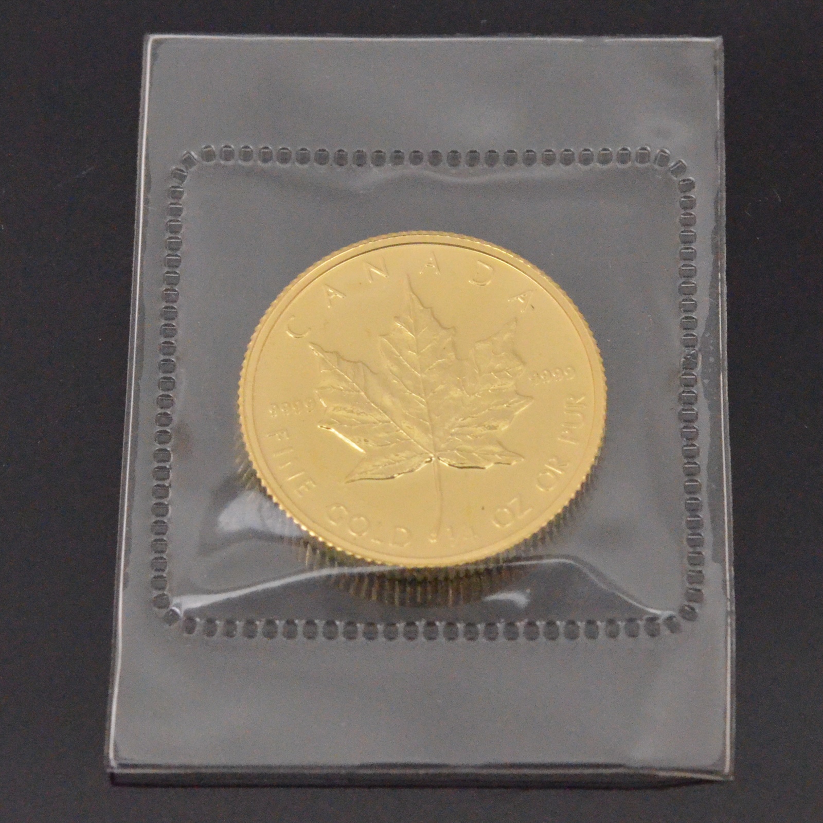 K24 カナダ メイプルリーフ金貨 1982年 1/4oz 買取 しました
