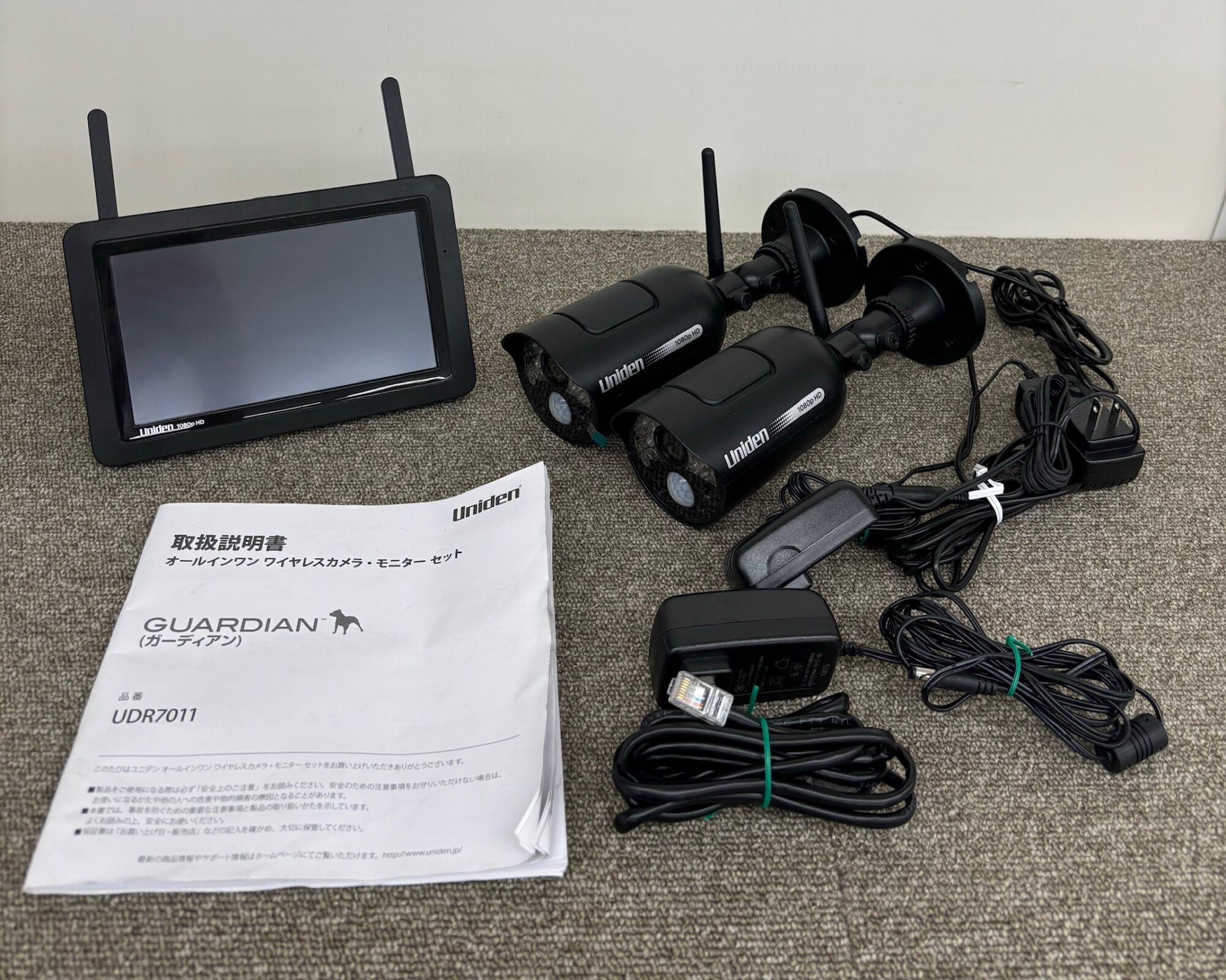 Uniden】GUARDIANガーディアンUDR7011 ユニデン ワイヤレスカメラの