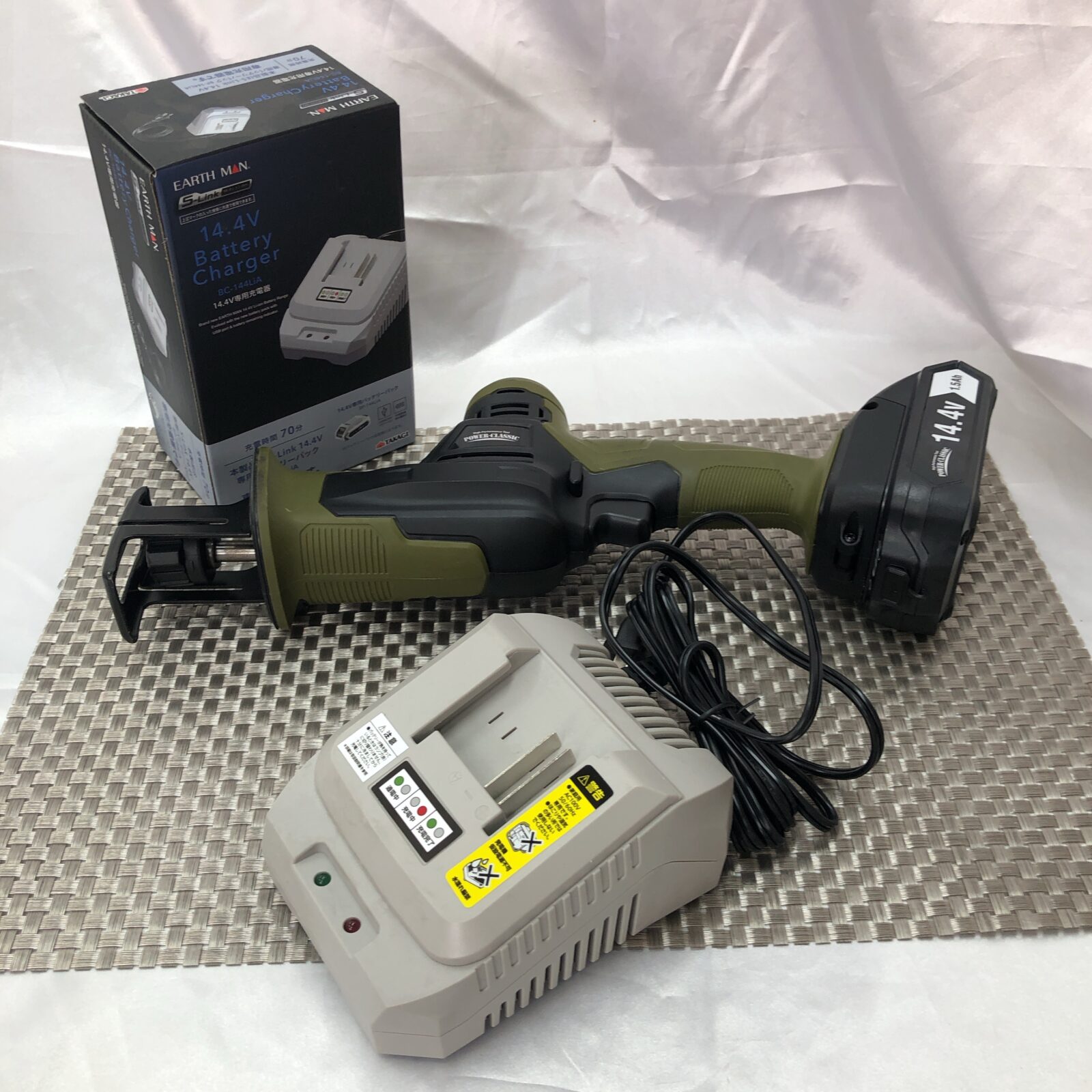 NAFCO ナフコ 14.4V電気のこぎり DN-14.4LiNBを高価買取させていただきました。 - リサイクル＆買取専門のリサイクルマート