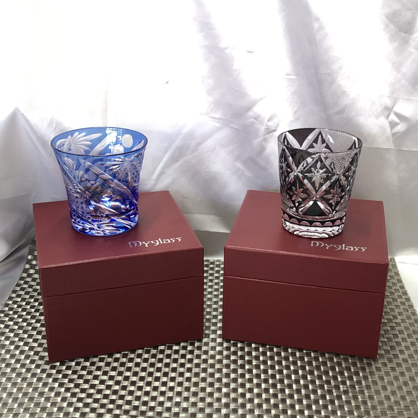 高級ガラス 切子グラス 八角かごめフリーカップ CO-21BL / 吉谷硝子 ロックグラス 七宝 CO-11SMを高価買取させていただきました。リサイクルマート鳥栖店です。