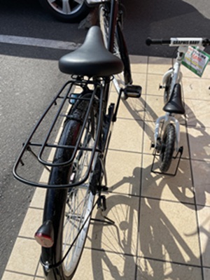 ☆982 シティサイクル（26インチ・赤茶系） カゴ付き リサイクルマート