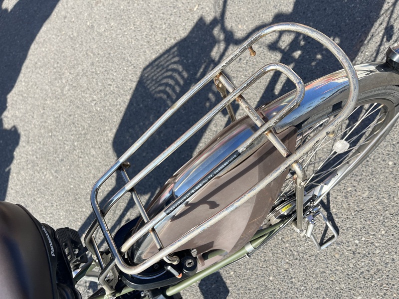 Panasonic 電動アシスト自転車【緑】バッテリー付属付き BE