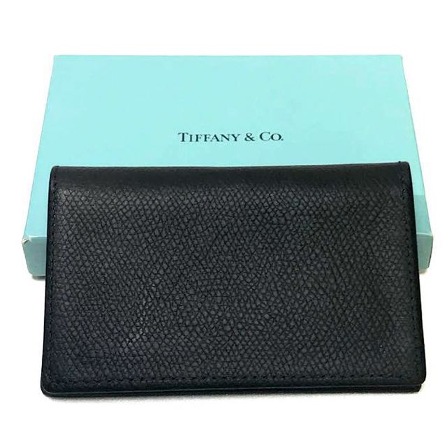 買取実績54 ティファニー Tiffany＆Co. 未使用 メンズ レザー カード 
