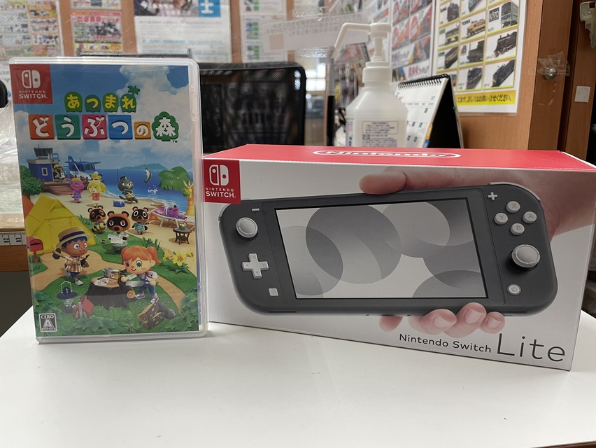 Nintendo Switch Liteグレー あつ森カセット付き | happyhead.in